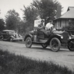 Vintage library, vintage cars, 1935 (Bethlehem Public Library archives)